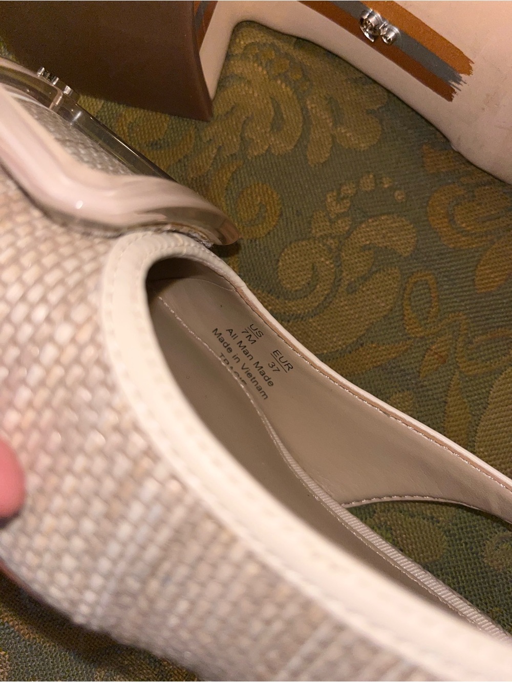 Sam Edelman Blush Beige Slingback Heels with Decorative Buckle - Picture 12 of 12